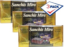 Turron Mousse De Chocolate Sanchis Mira 7 oz. Pack of 3